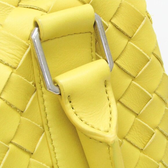 BOTTEGA VENETA Yellow Leather Intrecciato Backpack main image 8